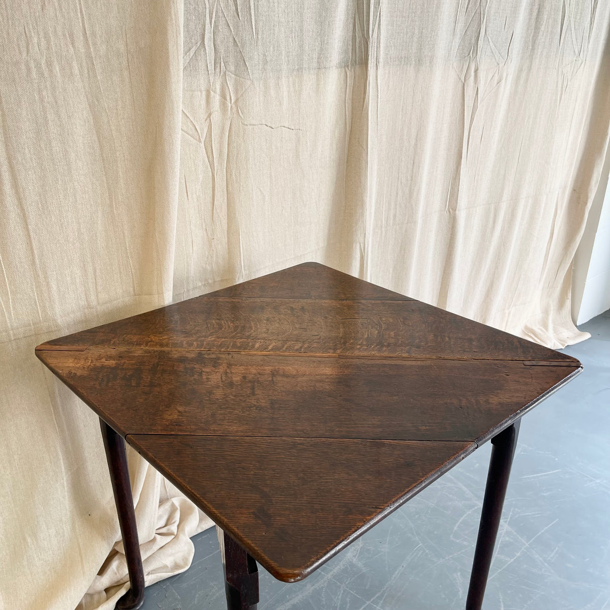 Antique Mahogany Envelope Table - #2266