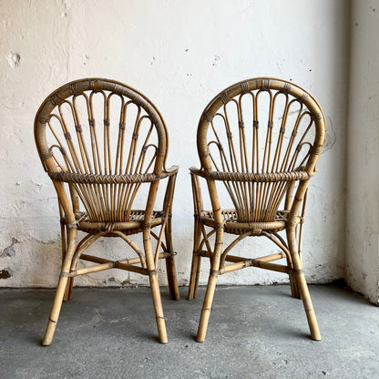 Vintage Bamboo Chairs - #1315