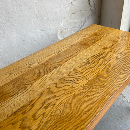 Mid-Century Oak Table - #1348