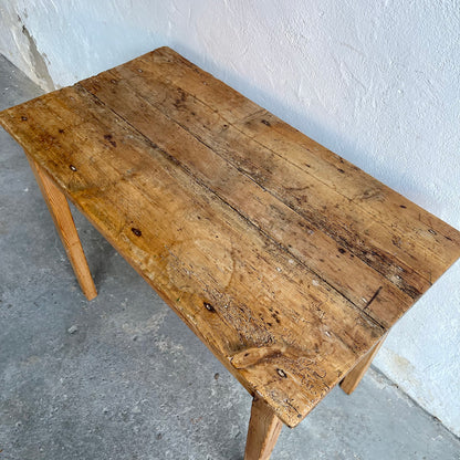 Small Antique Pine Table - #1875