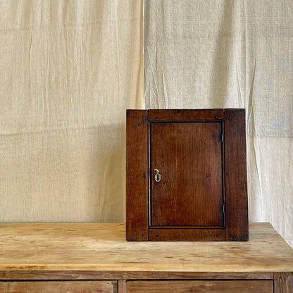 Antique Oak Wall Cupboard - #2201