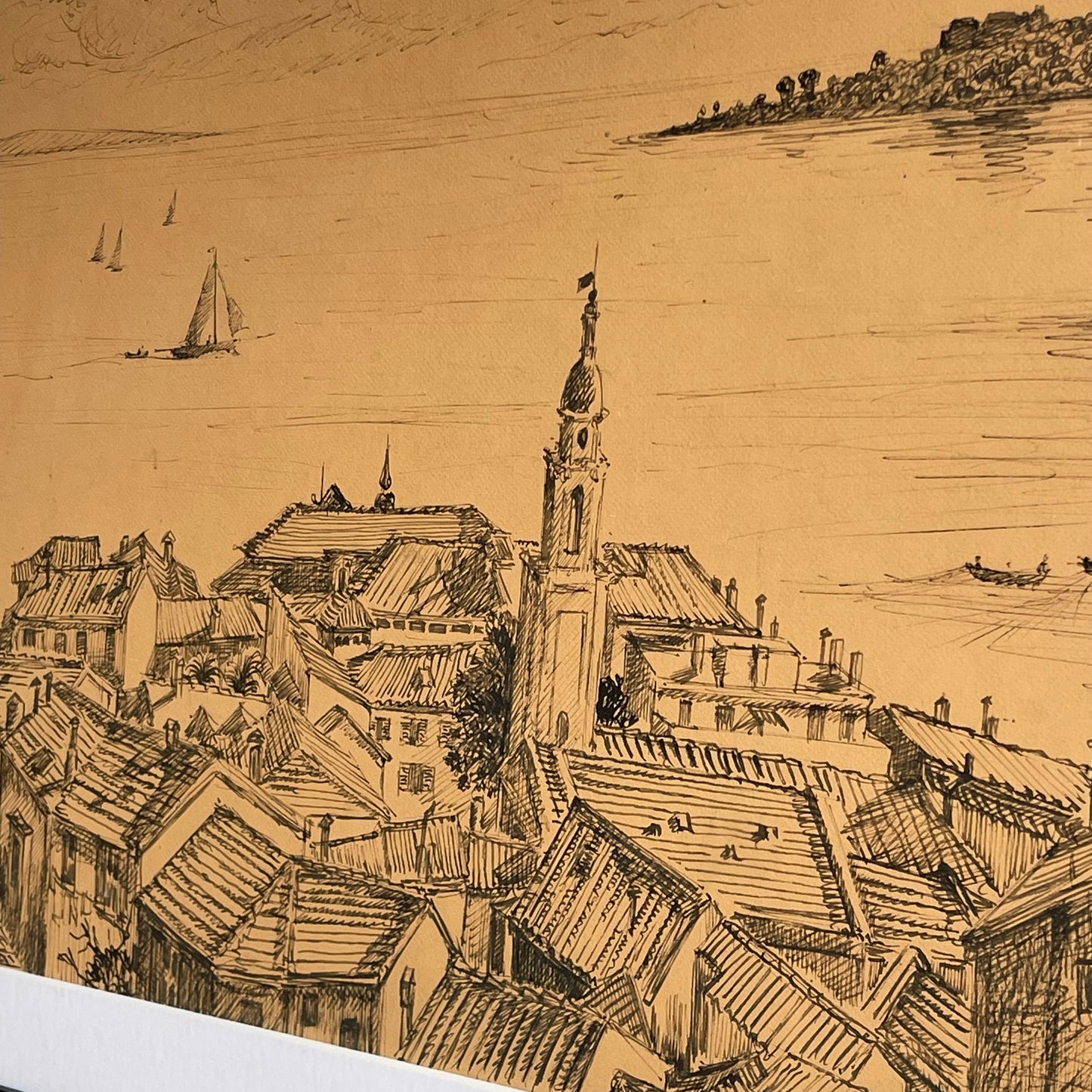 Original Framed Sketch