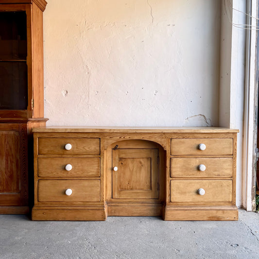 Antique Sycamore + Pine Dresser Base -#1562