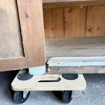 Antique Pine School Cupboard -#1446