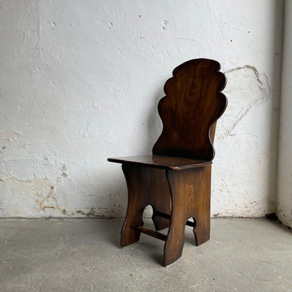 Set Of Six Vintage Elm Chairs - #2106