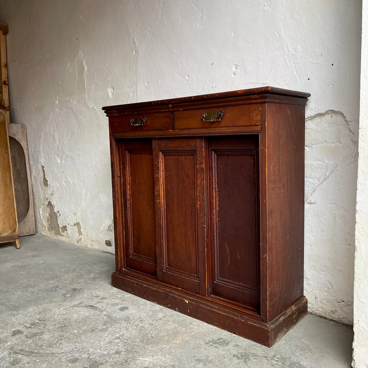 Antique Pine Cupboard - #1891