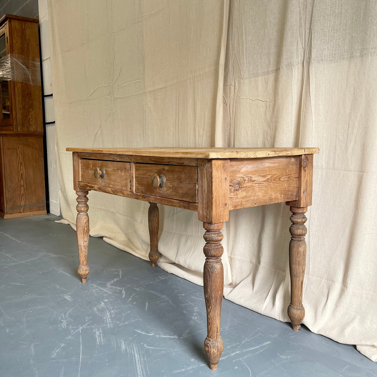 Antique Pine Prep Table - #2192a