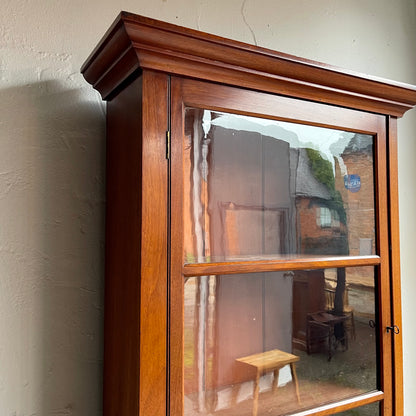 Antique Pine Glazed Cabinet - #1890