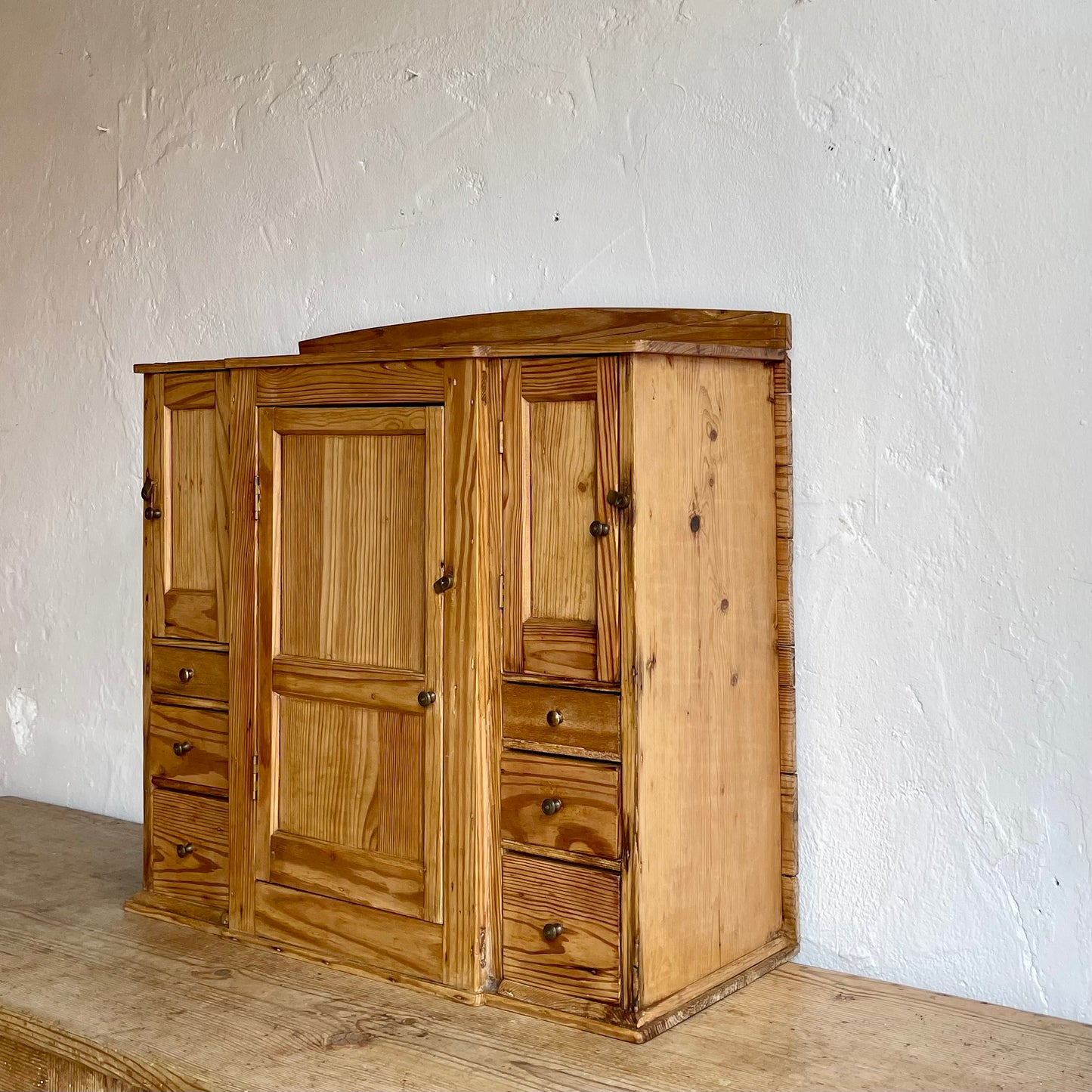 Small Pitch Pine Cupboard