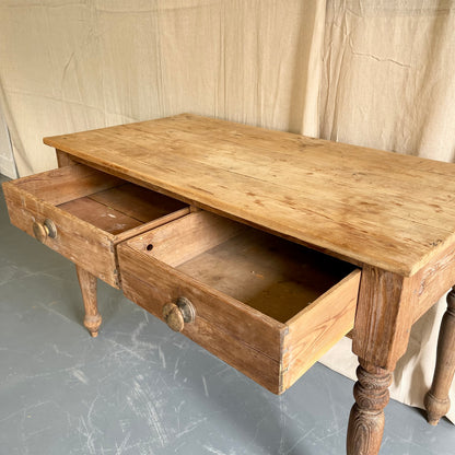 Antique Pine Prep Table - #2192a