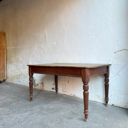 Antique Pine Table - #1877