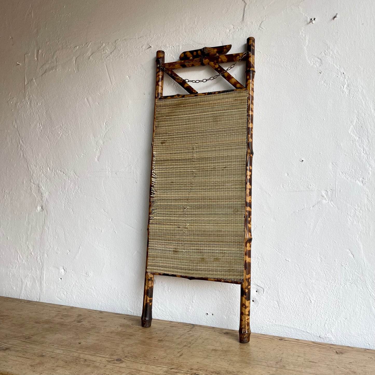 Vintage Bamboo Mirror