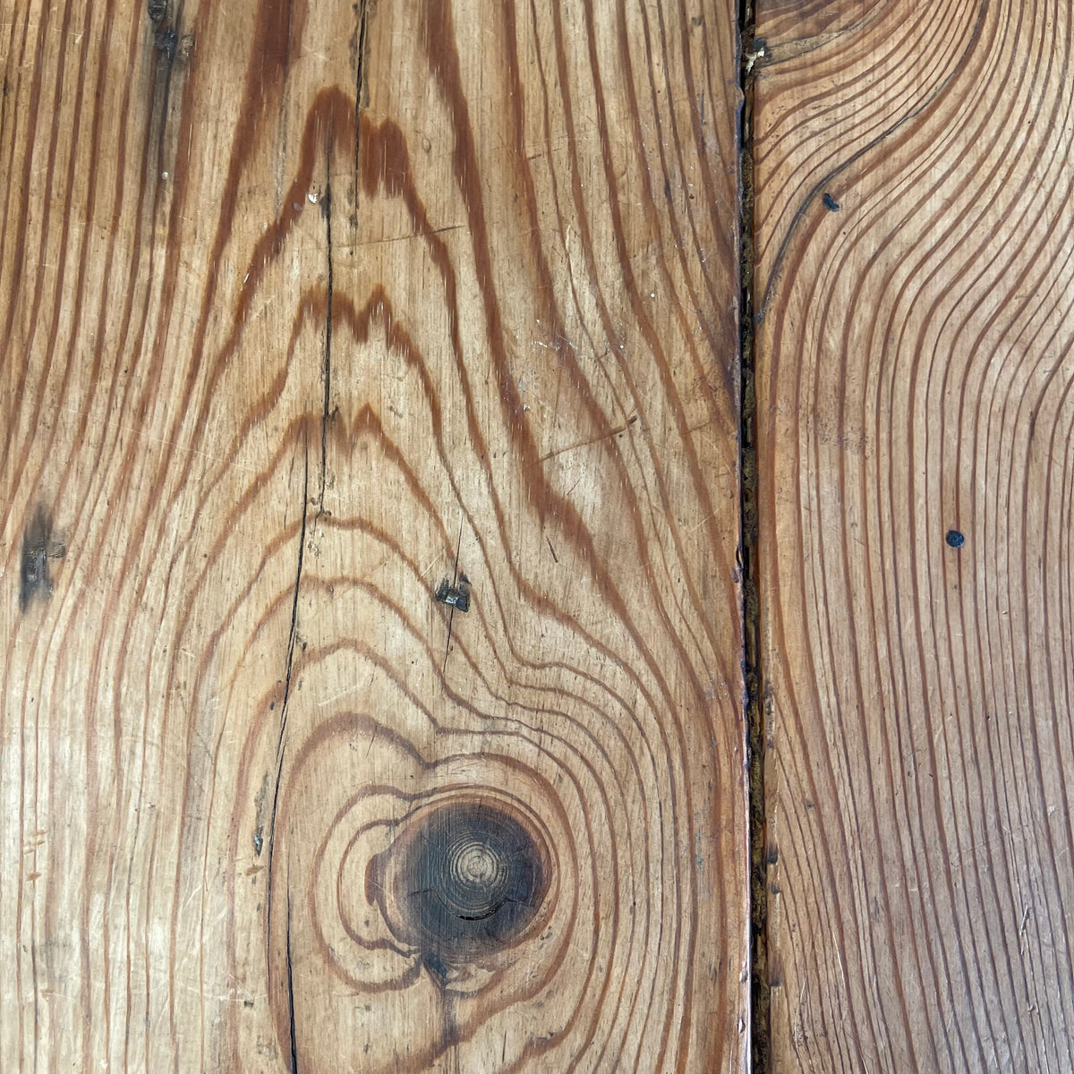 Antique Pine Cricket Table - #2337