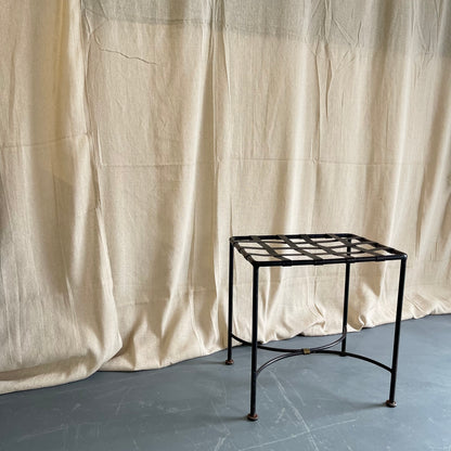Vintage Metal Stool/Side Table - #2213
