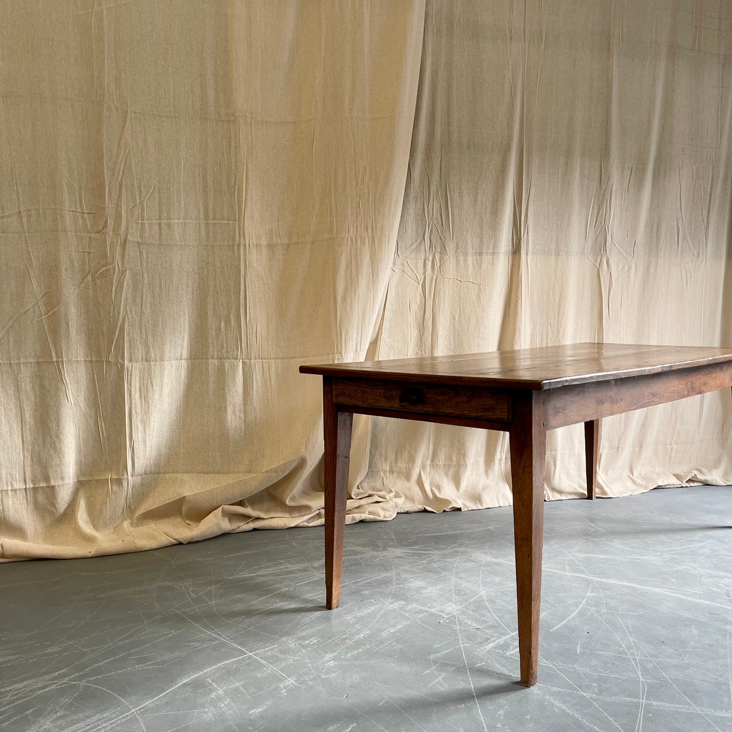 Antique French Chestnut Table - #2331