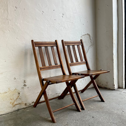 Vintage Folding Chairs - #1978