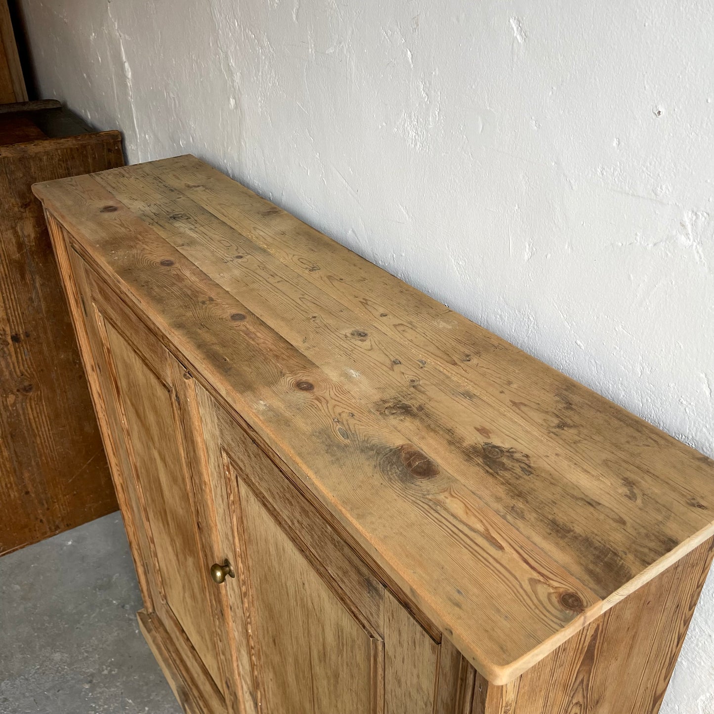 Antique Pine Cupboard - #1872