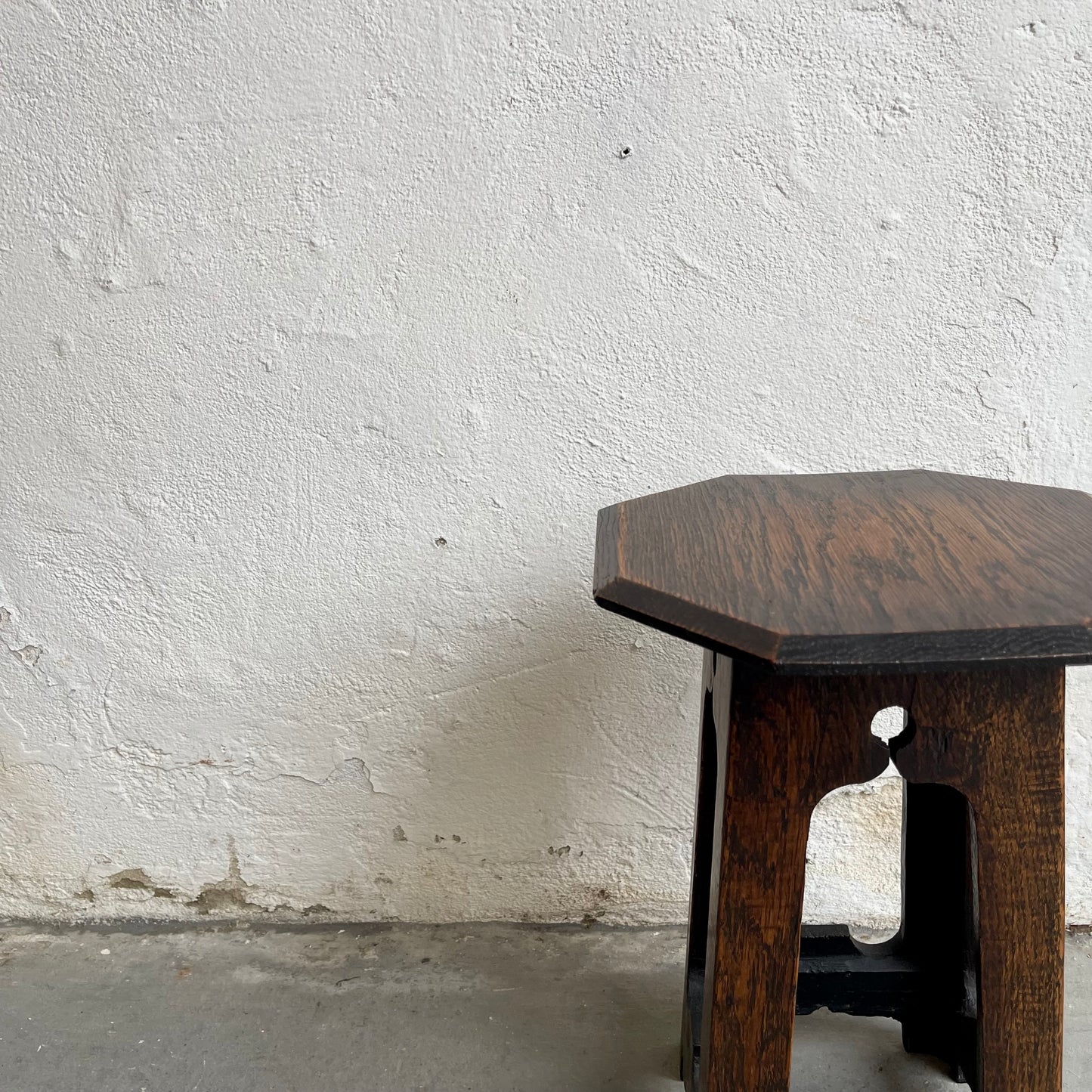 Arts & Crafts Oak Side Table - #1457