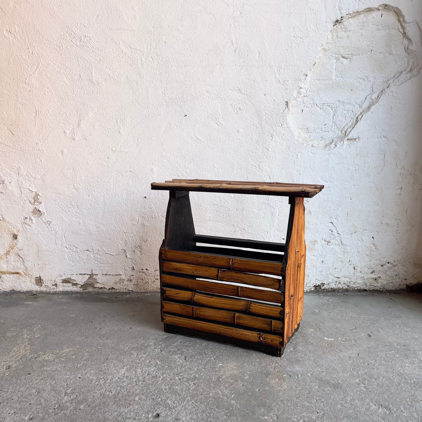 Vintage Bamboo Paper stand - #2133
