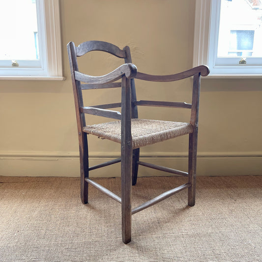Antique Oak Armchair -#1569