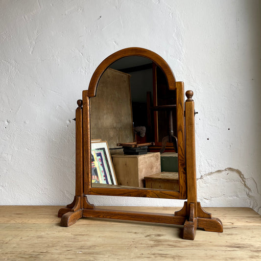 Antique Oak Mirror - #1571