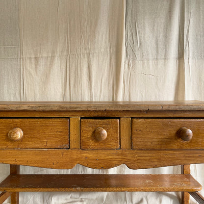 Antique Pine Prep Table - #2314