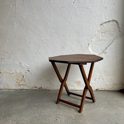 Antique Folding Coaching Table - #1821