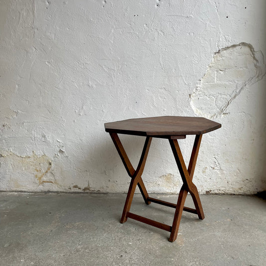 Antique Folding Coaching Table - #1821