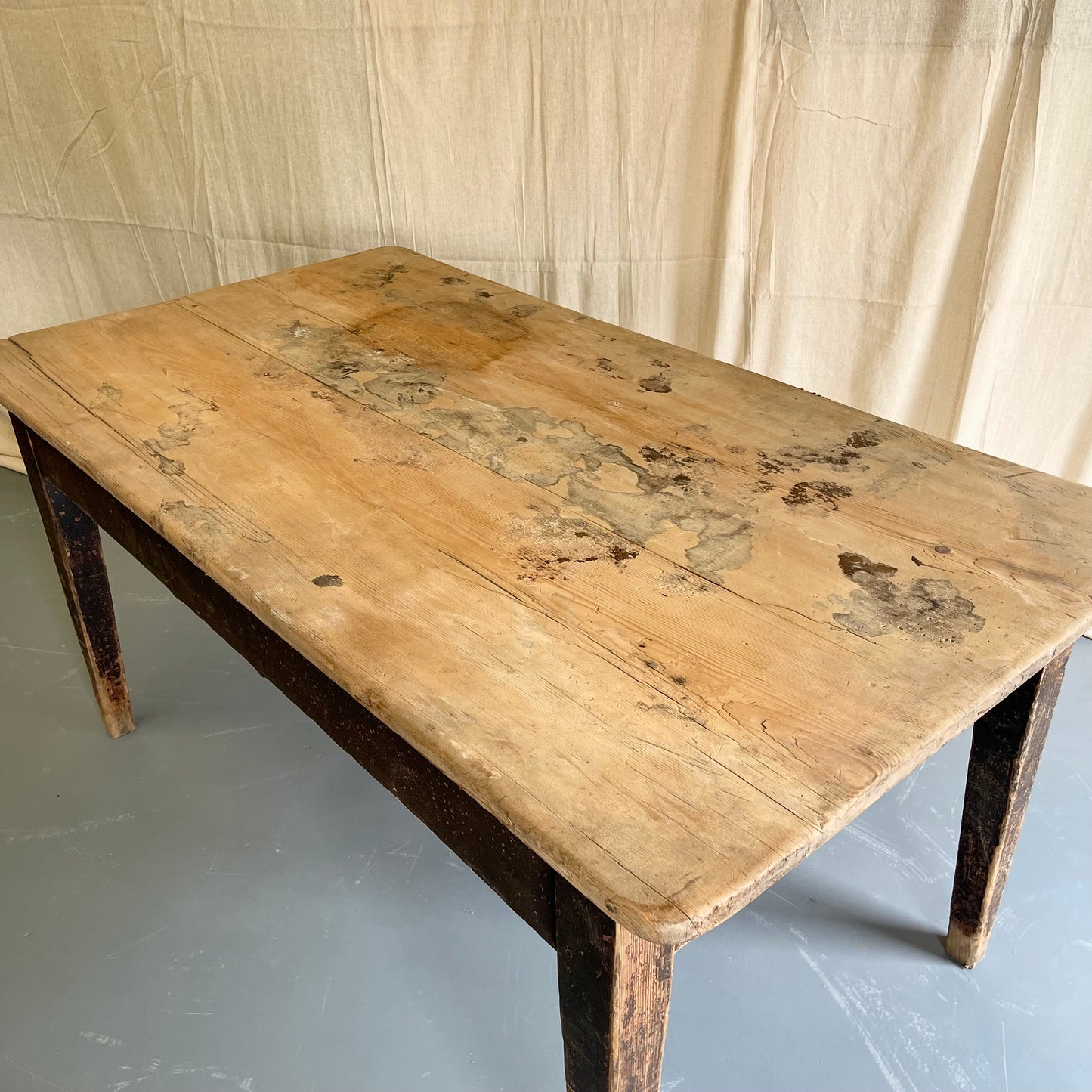Antique Pine Table - #2191a