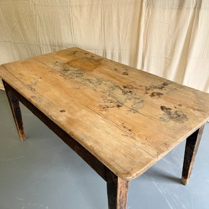 Antique Pine Table - #2191a