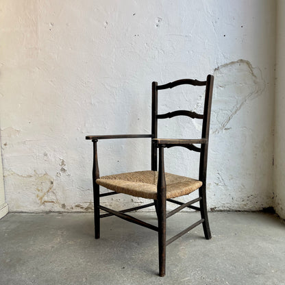 Antique Rush Seat Chair - #2085