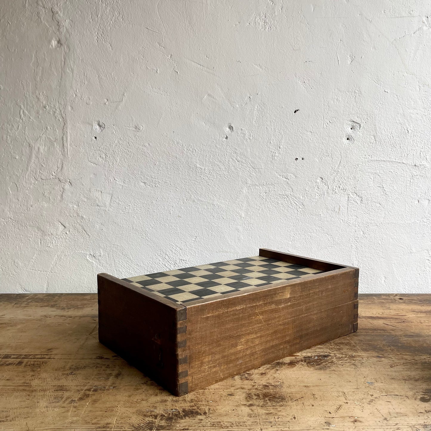 Vintage Chess + Backgammon Board - #2095