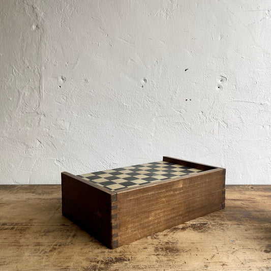 Vintage Chess + Backgammon Board - #2095