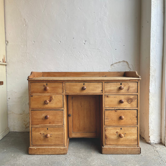 Antique Pine Desk - #2074