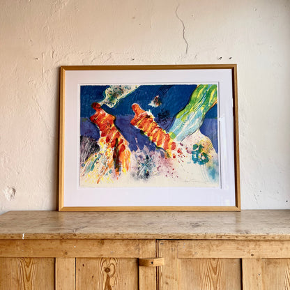 Original Abstract By Hans Tyrrestrup - #1441
