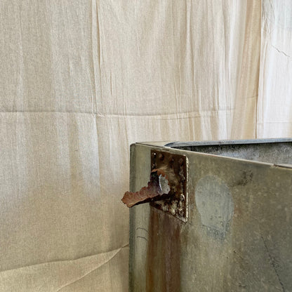 Vintage Galvanised Water Trough - #2318