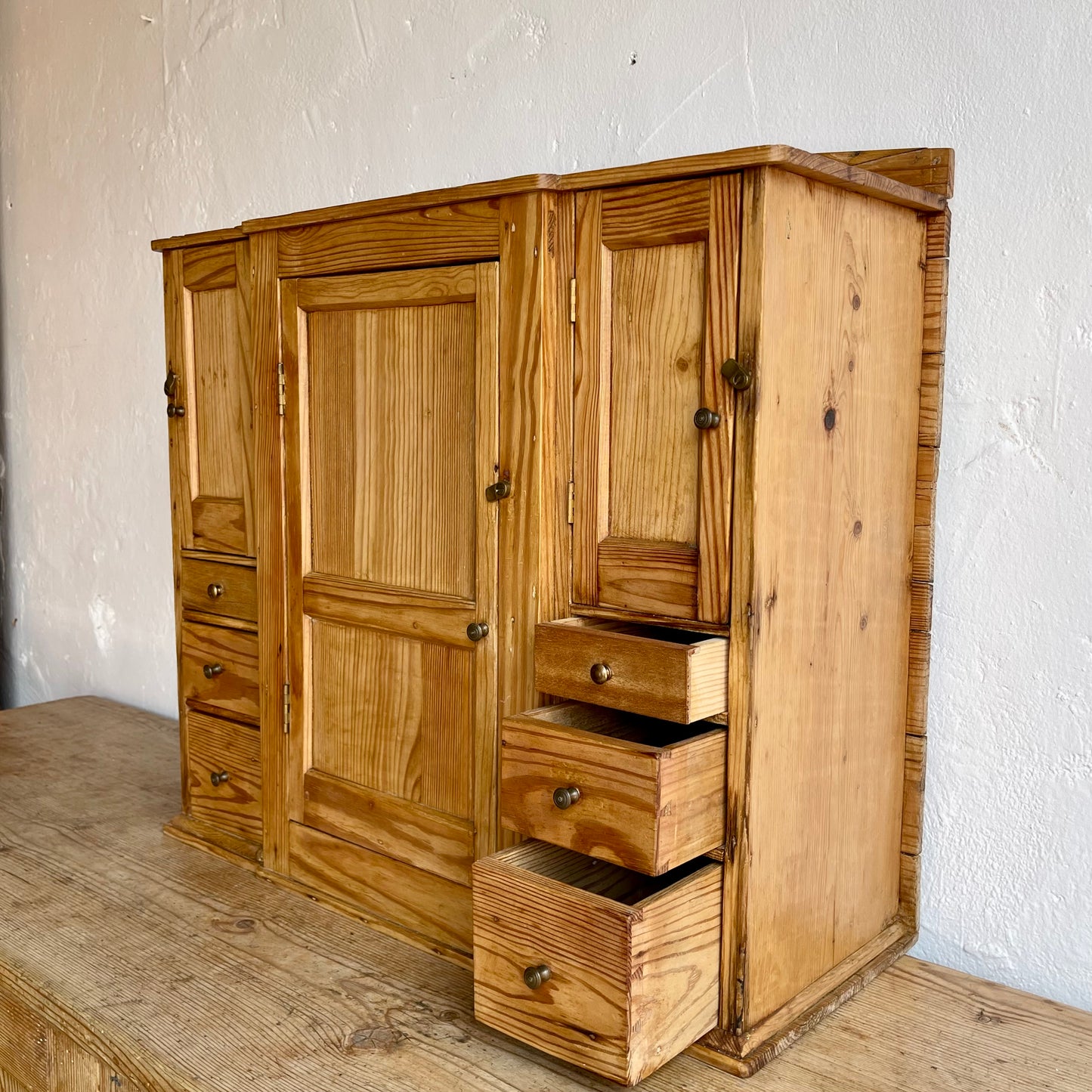 Small Pitch Pine Cupboard