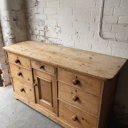 Antique Pine Dresser Base - #1935