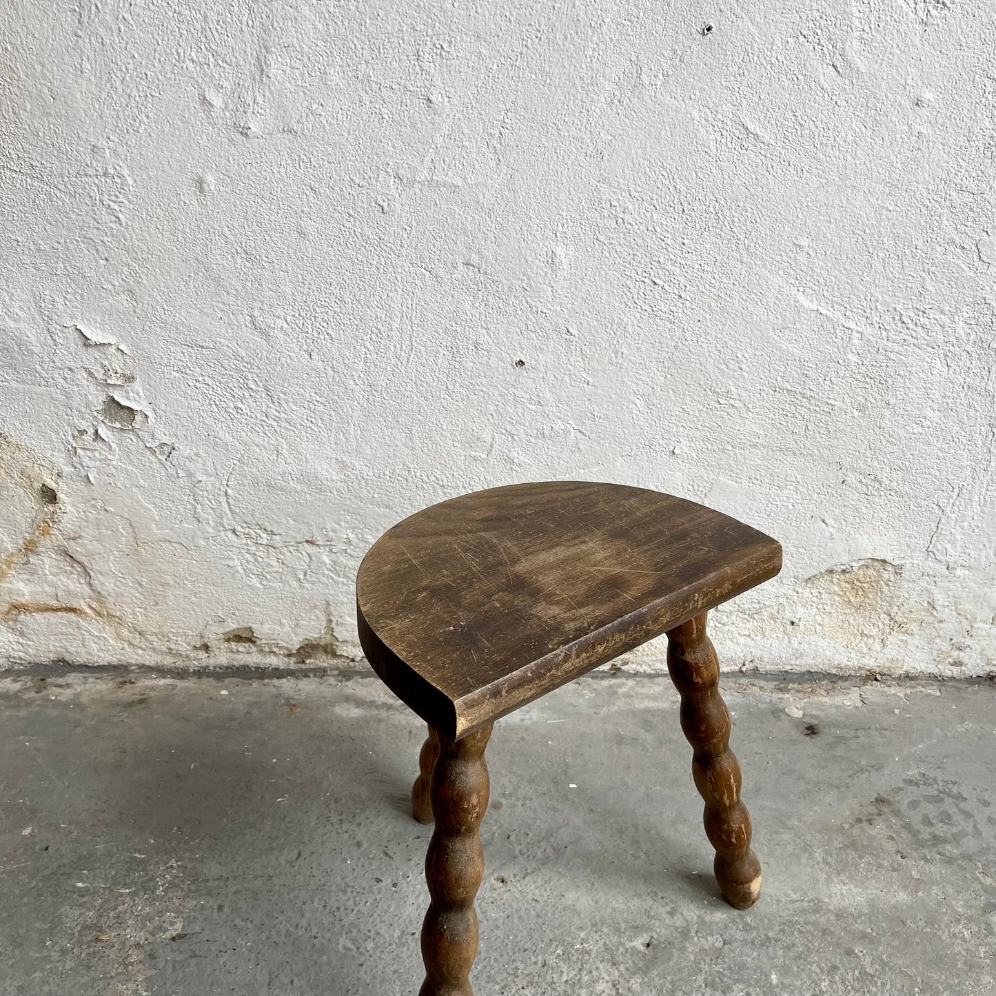 Vintage French Bobbin Stool