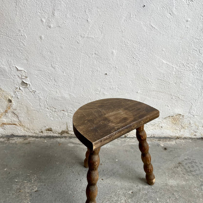 Vintage French Bobbin Stool