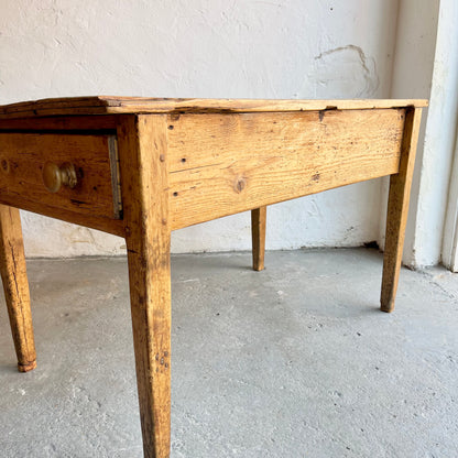 Antique Pine Table -#933