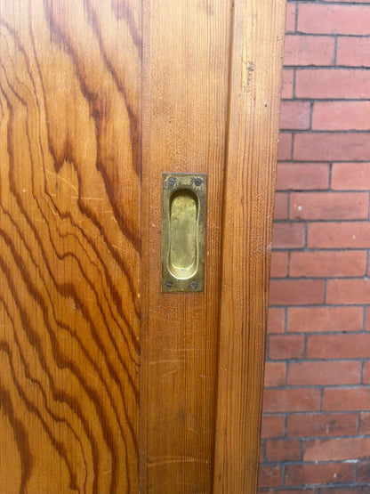 Antique Pitch Pine Cupboard - #1443