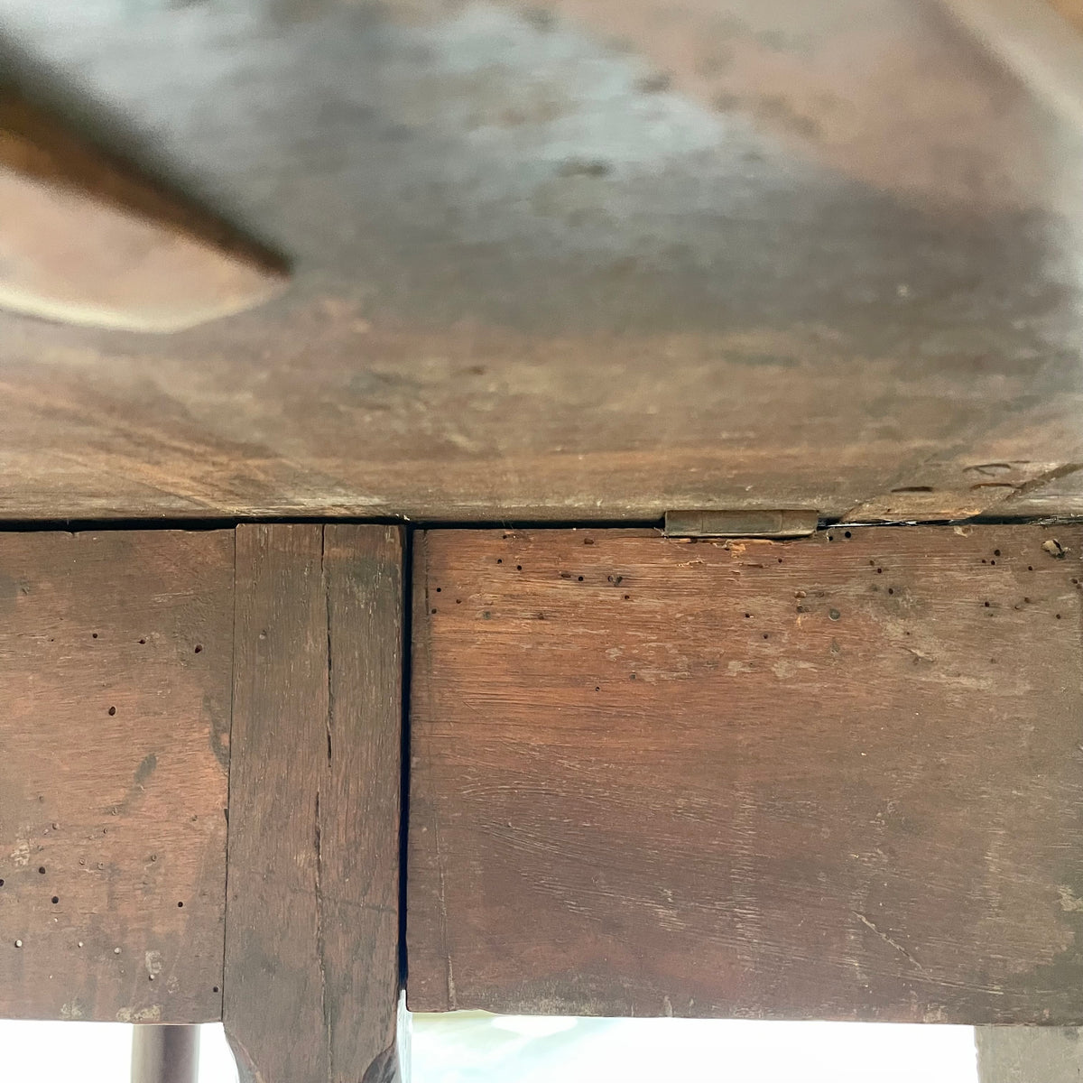 Antique Mahogany Envelope Table - #2266