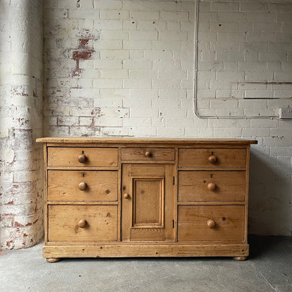 Antique Pine Dresser Base - #1935