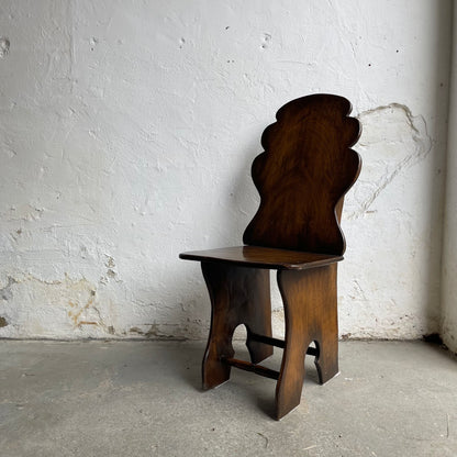 Set Of Six Vintage Elm Chairs - #2106