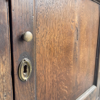 Antique Oak Bread Cupboard - #1829