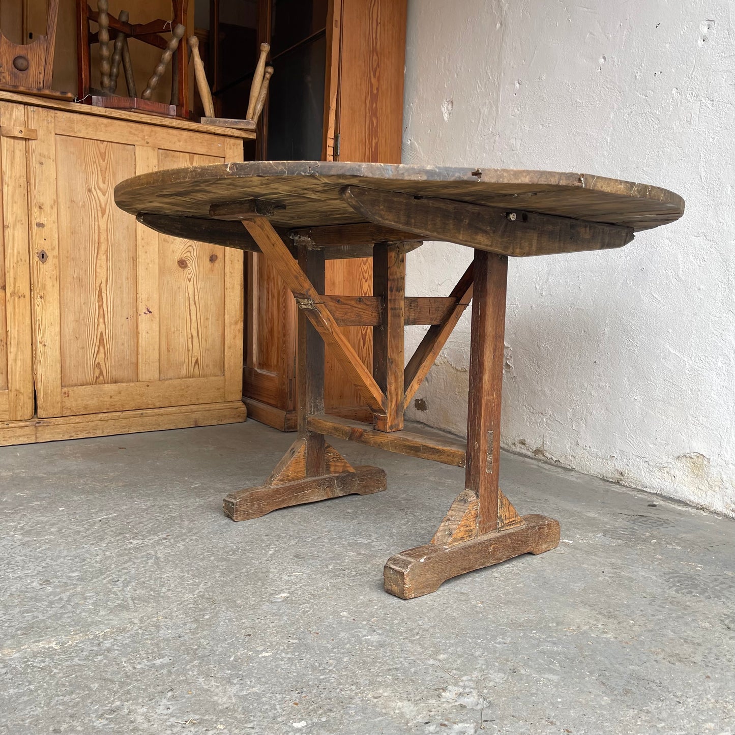 Antique French Wine Table