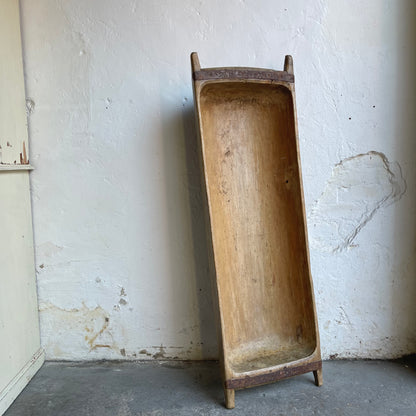 Antique Wooden Dough Trough - #1879a