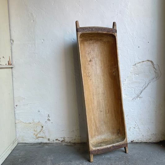 Antique Wooden Dough Trough - #1879a
