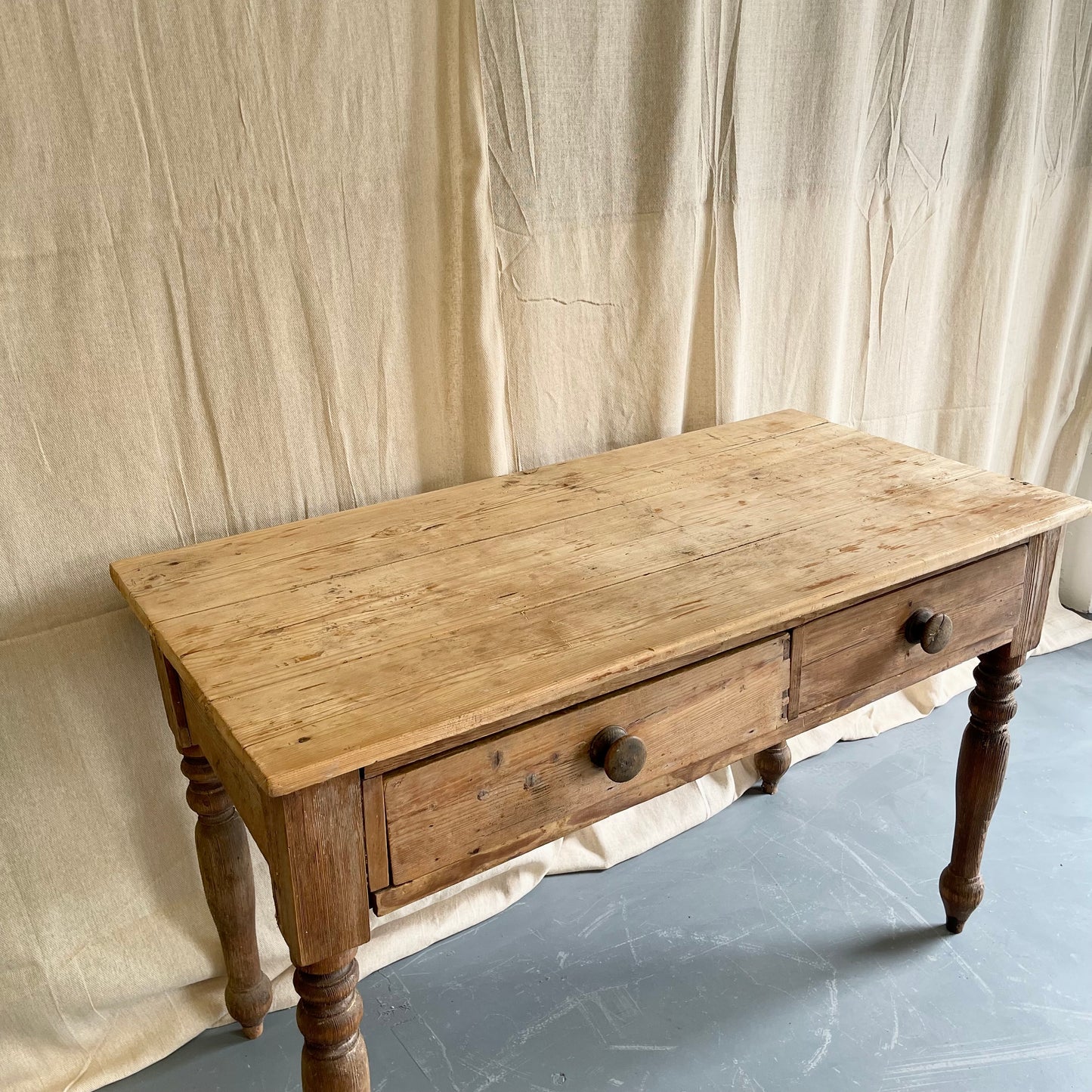 Antique Pine Prep Table - #2192a
